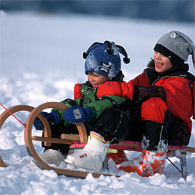 toboggan fun for the whole family