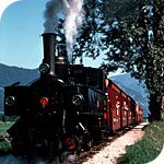 nostalgic steam train 'Zillertalbahn'